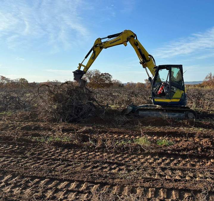Travaux d’arrachage de vigne Clermont-l'Hérault